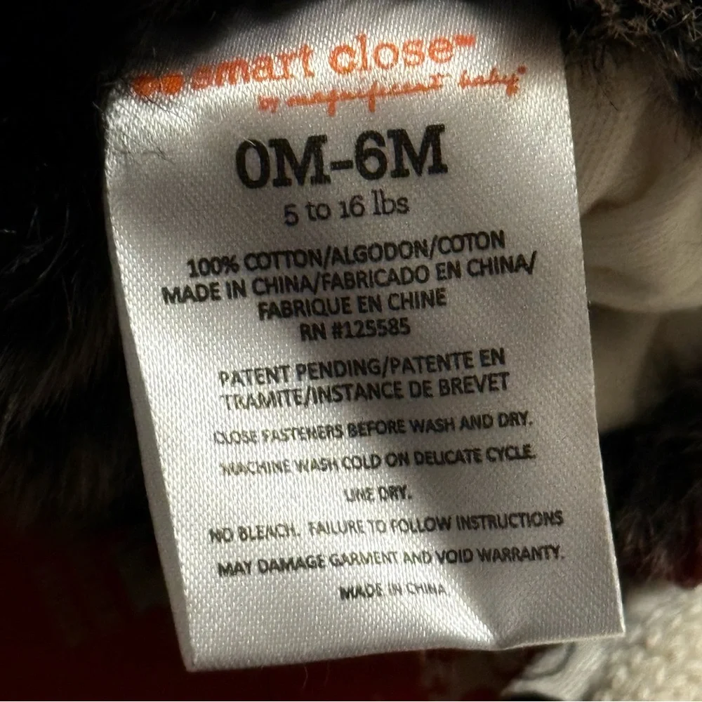 NWT Magnificent Baby Cream Mittens with Brown Fur Trim